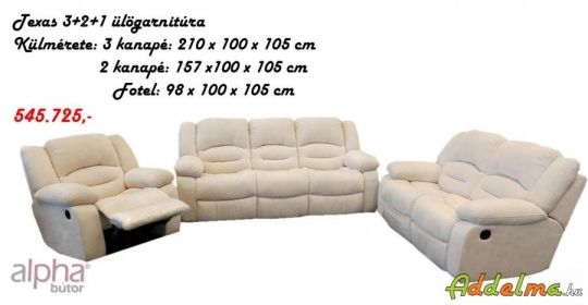 Texas ülőgarnitúra