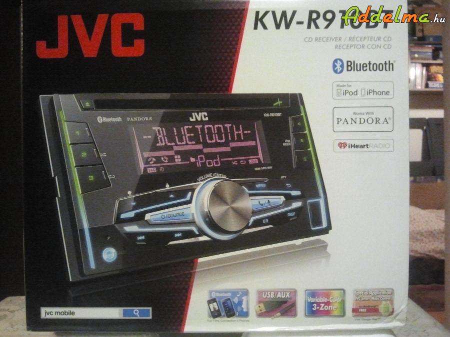 JVC KW-R910BT BLUETOOTH CD RÁDIÓ USB FEJEGYSÉG AUTÓ RÁDIÓ