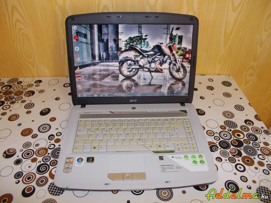 Eladó szép gyári kétmagos Acer Aspire 5520 laptop