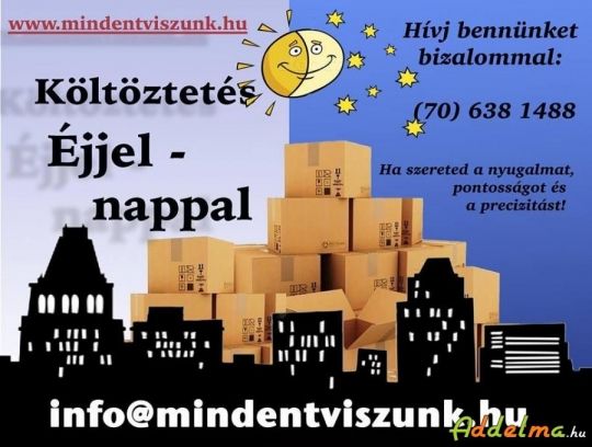 Költöztetés bútorszállítás lomtalanítás