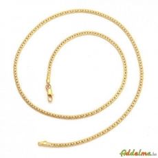 18K Solid Gold Filled női dombormintás nyaklánc 500x3 C122