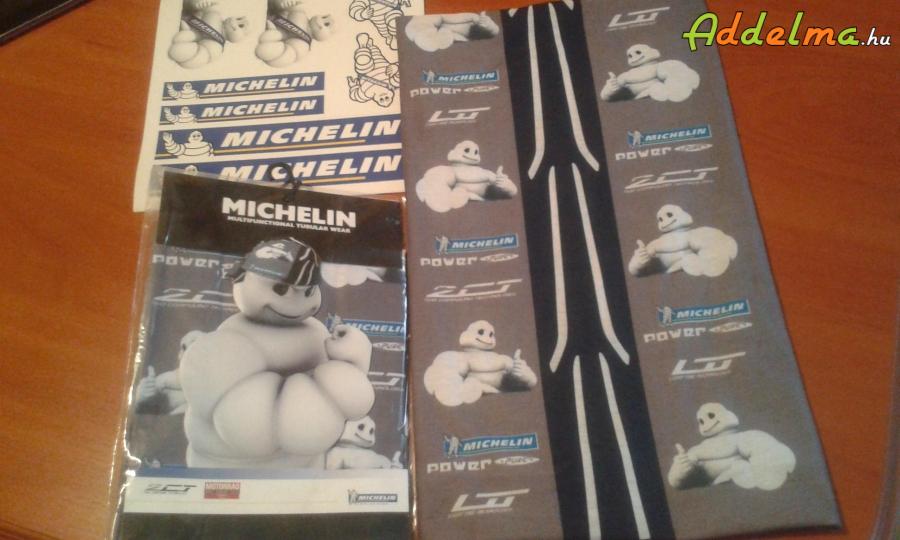 Michelin motoros csősál sál maszk ajándék Michelin matrica csomag