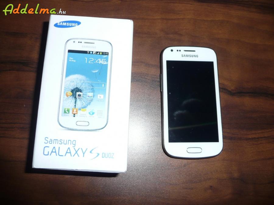 Samsung S7562 Galaxy S Duós Fehér szép megkímélt 