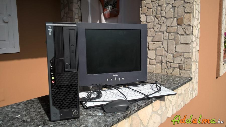 Fujitsu 7936 számítógép 4 gb ddr3 ram 500 gb hdd dvd író LCD-vel