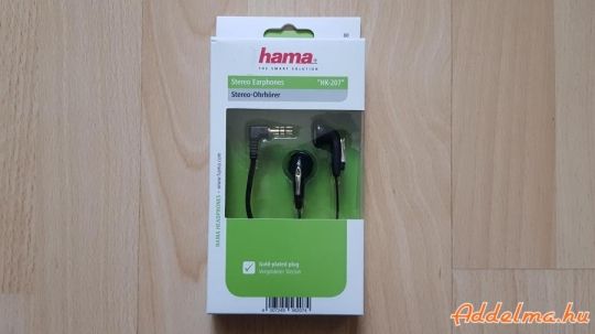Hama HK-207 sztereo fülhallgató 3,5 jack