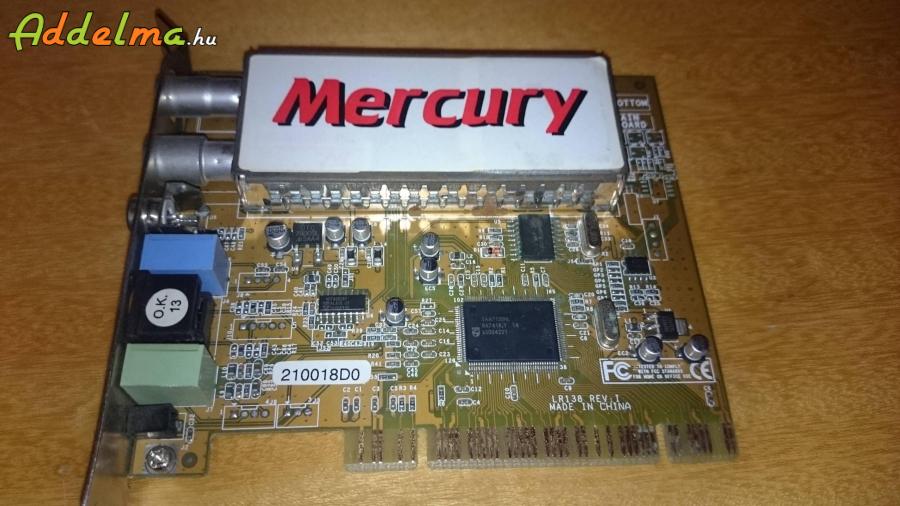 1 db PCI Mercury TV kártya