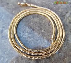 Classic Yellow Gold Filled kígyó Női Nyaklánc 450x2 T0580
