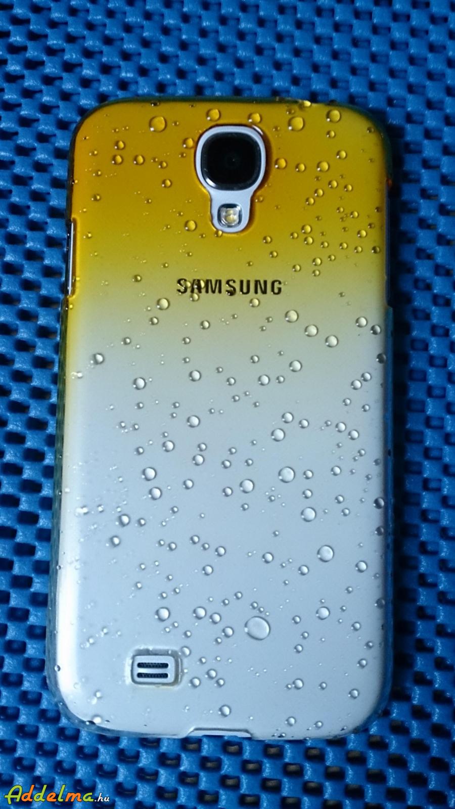 Samsung galaxy S4 tok i9500/i9505 3D sárga kemény hátlaptok 