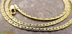 Gold Filled női dombormintás nyaklánc 500x3 C122