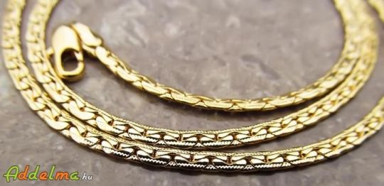 Gold Filled női dombormintás nyaklánc 500x3 C122