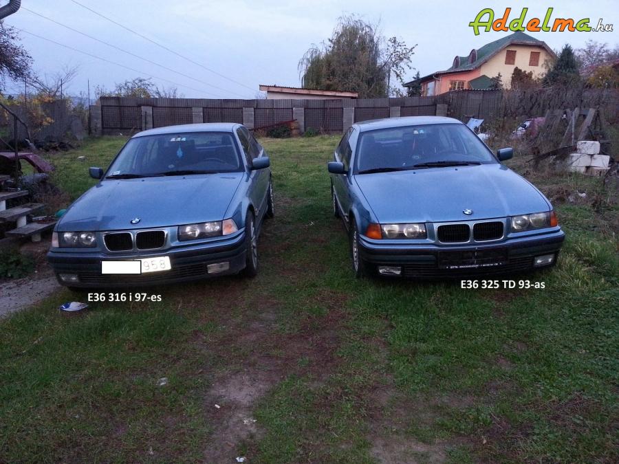 BMW (E36) 316i és 325TD eladó cserélhető (1997)