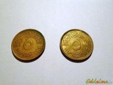 Egyiptomi 5 fillér 2db