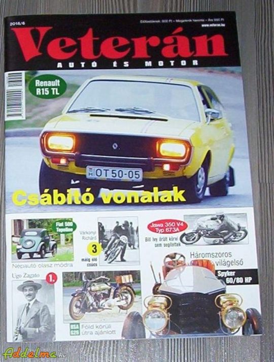 Veterán magazin eladó