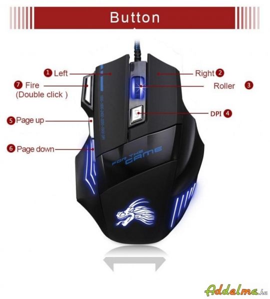 Gamer USB egér