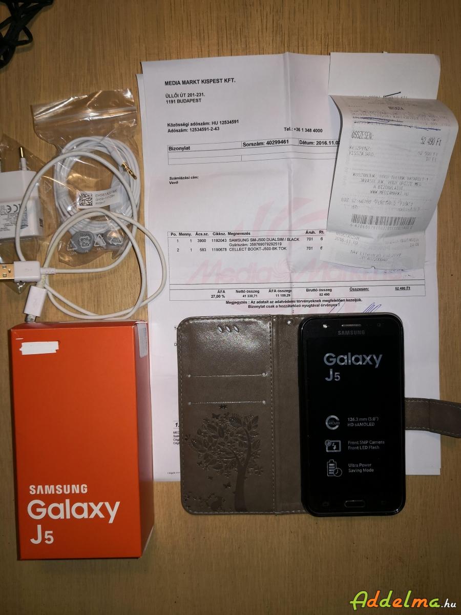 Samsung Galaxy J5 Dualsim újszerű dobozában