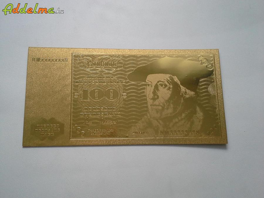 24 K arany bankjegy--NSZK 100 márka