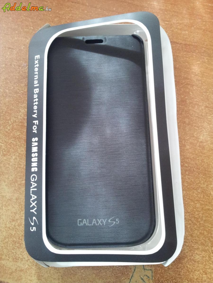 Eladó Új Samsung Galagxy S5 akkus tok 4800 mAh