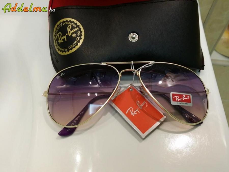 Ray Ban napszemüveg tokkal Azonnal lila