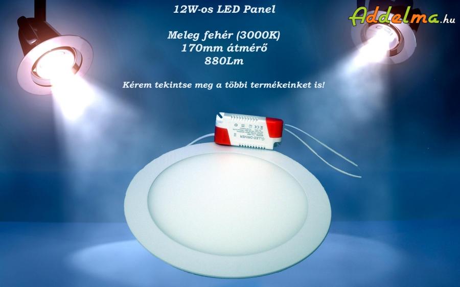 12W-os, energiatakarékos LED Panel