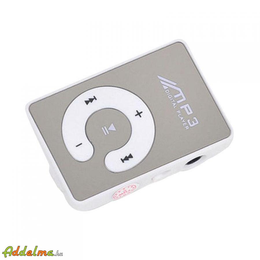 MP3 lejátszó player tükrös + ajándék fülhallgató / fehér
