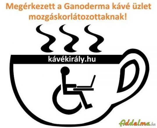Megérkezett a Ganoderma kávé üzlet mozgáskorlátozottaknak!