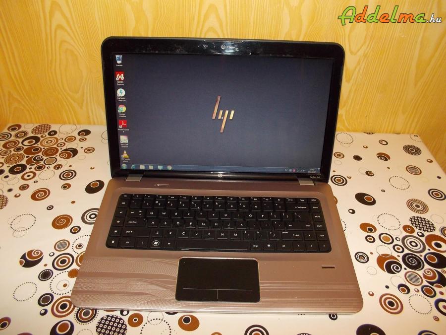 Eladó szép fémházas kétmagos HP DV6-3156 laptop