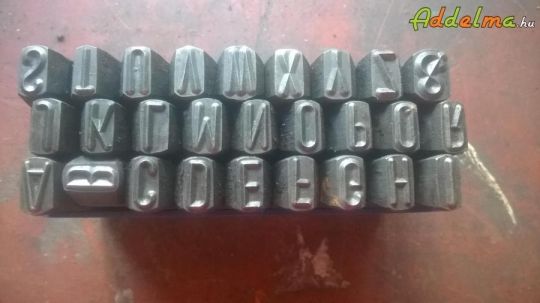 12 mm betűbeütő