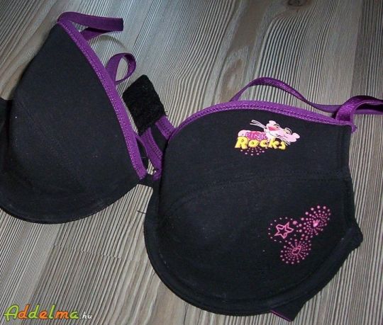 Eladó rózsaszín párducos melltartó, 85/B-C