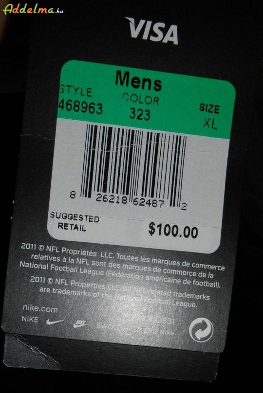 New York Jets nike mez XL új