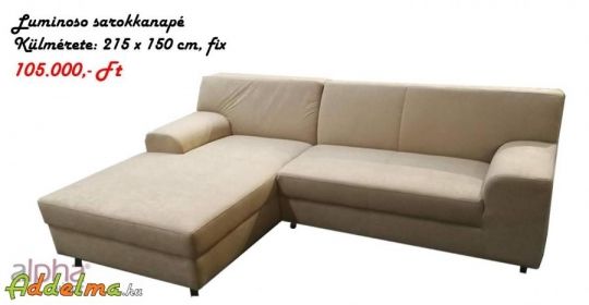 Luminoso sarokkanapé