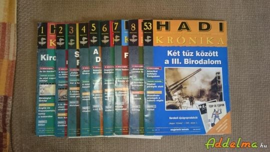 Hadi Krónika újságok 1-8 és 53. részek egyben