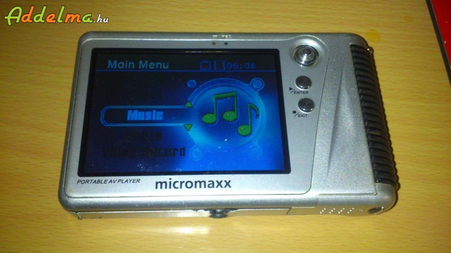 Micromaxx portable av player 20 Gb merevlemez