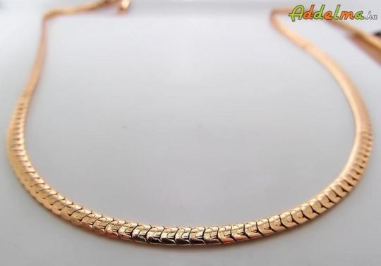 Yellow Gold Filled Unisex rope nyaklánc 500x4 F3132