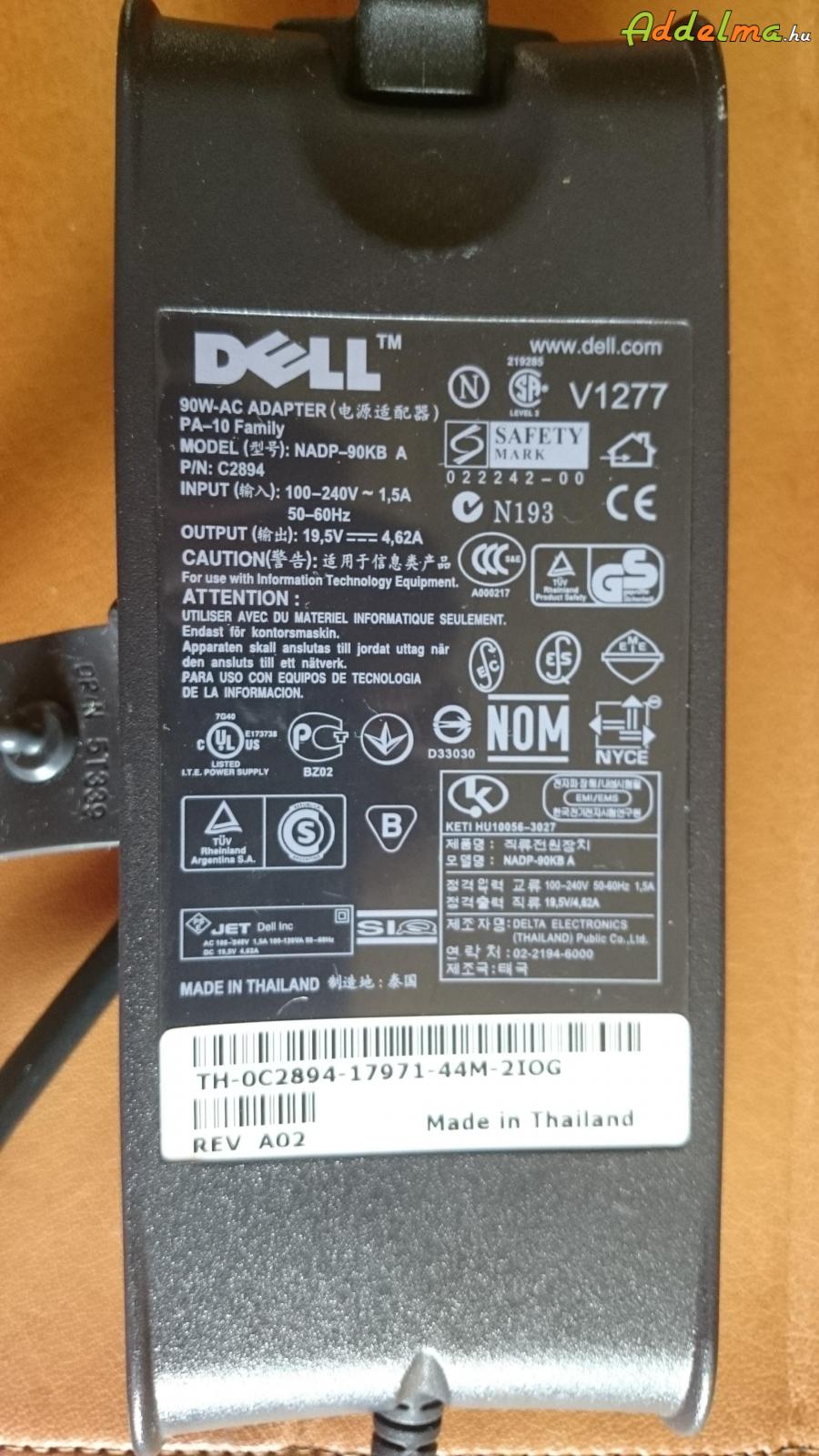 Dell laptop töltő