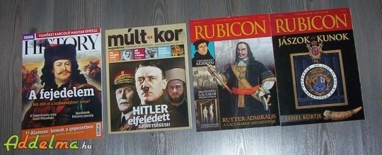 Történelem, újságok eladók