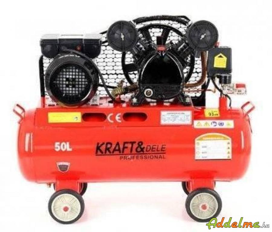 Új Kraft&dele Kompresszor 50 Literes V2 480lit/min Eladó