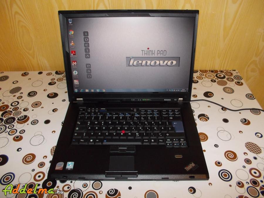 Eladó kétmagos Lenovo Thinkpad T61 laptop
