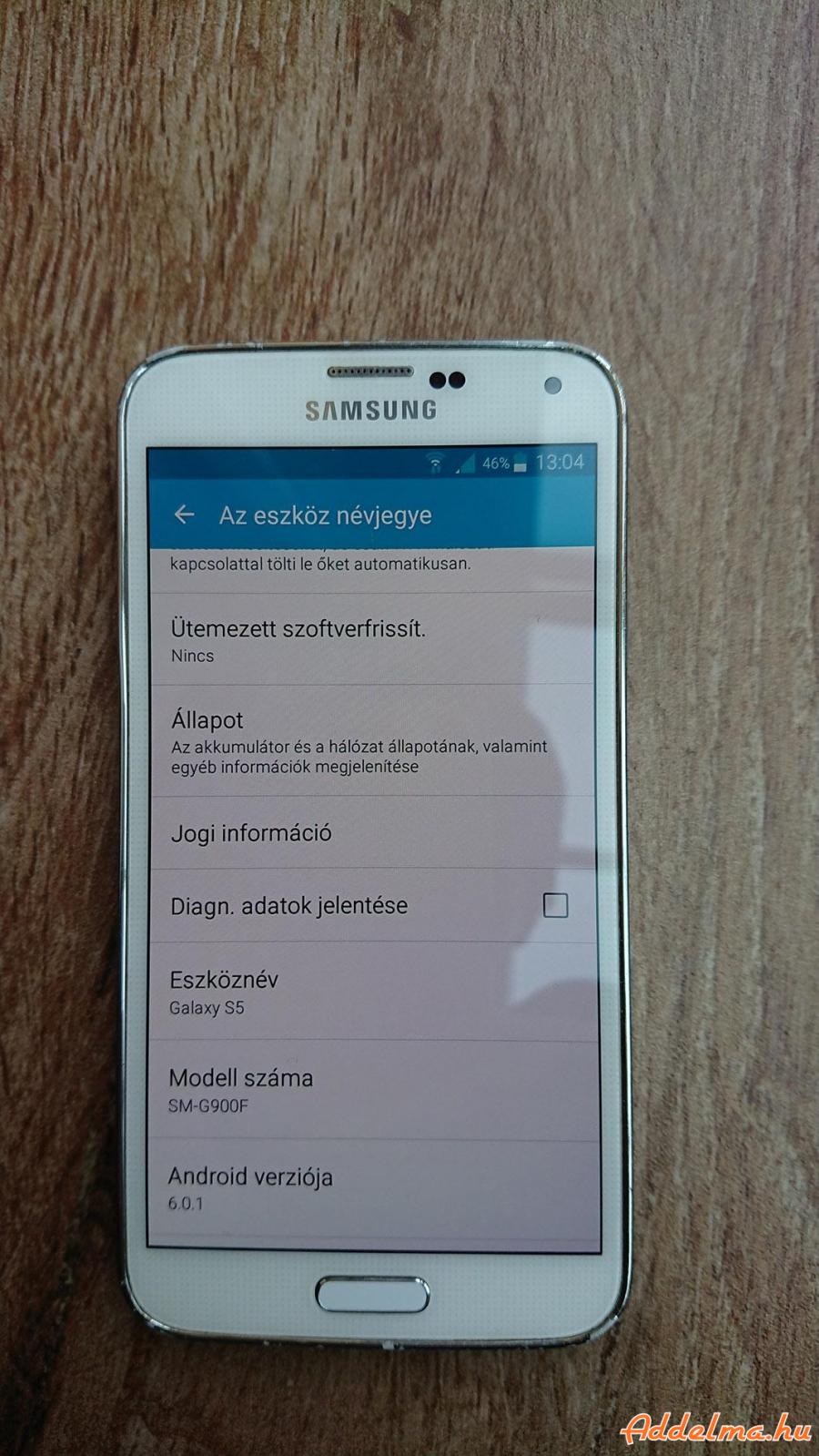 Eladó Samsung Galaxy S5 telenor