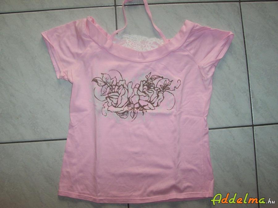 Lányka póló (rózsaszín ) 152-es