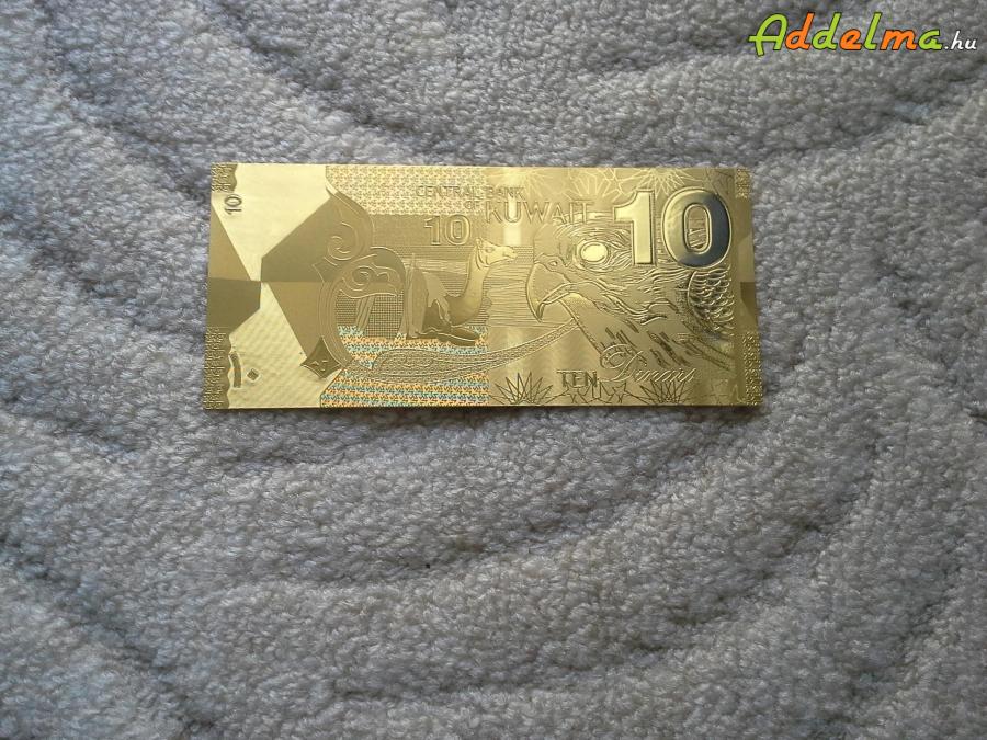 24 K arany bankjegy--Kuwait-10 dinar