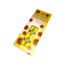 10 db Citronella illatosított teamécsesek – 3,5 x 1,5 cm