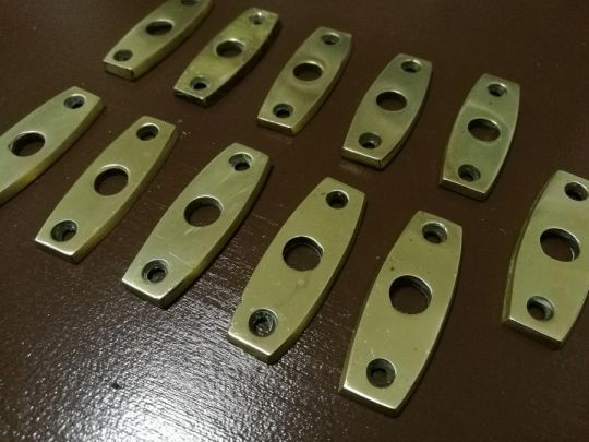 11 darab réz ablakkilincs cilinder