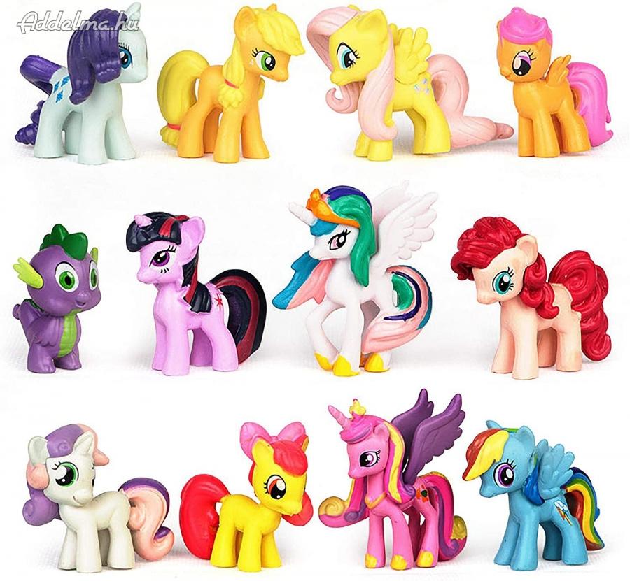 12 db-os Én kicsi pónim - My little pony figura szett