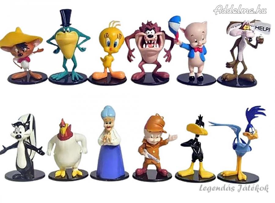 12 db-os Looney Tunes, Bolondos dallamok figura szett