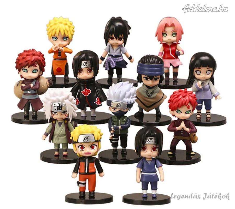 12 db-os Naruto figura szett