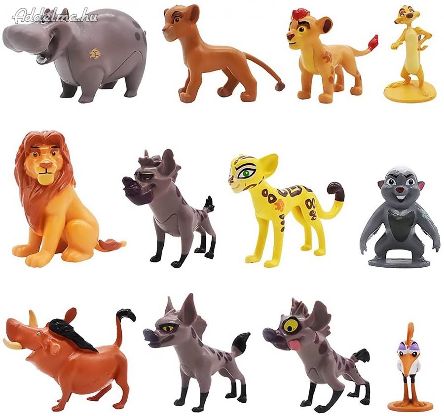 12 db-os Oroszlánkirály Lion King figura szett