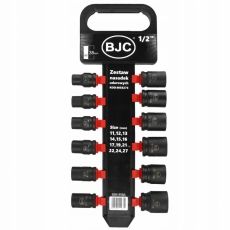 1/2" Röviditett Dugókulcs 12 db-os 1/2" 11-27mm