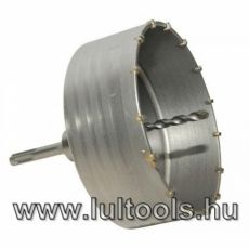 150mm-es koronafúró + sds plusz szár