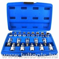19 részes külső - belső torx készlet Magg 340019