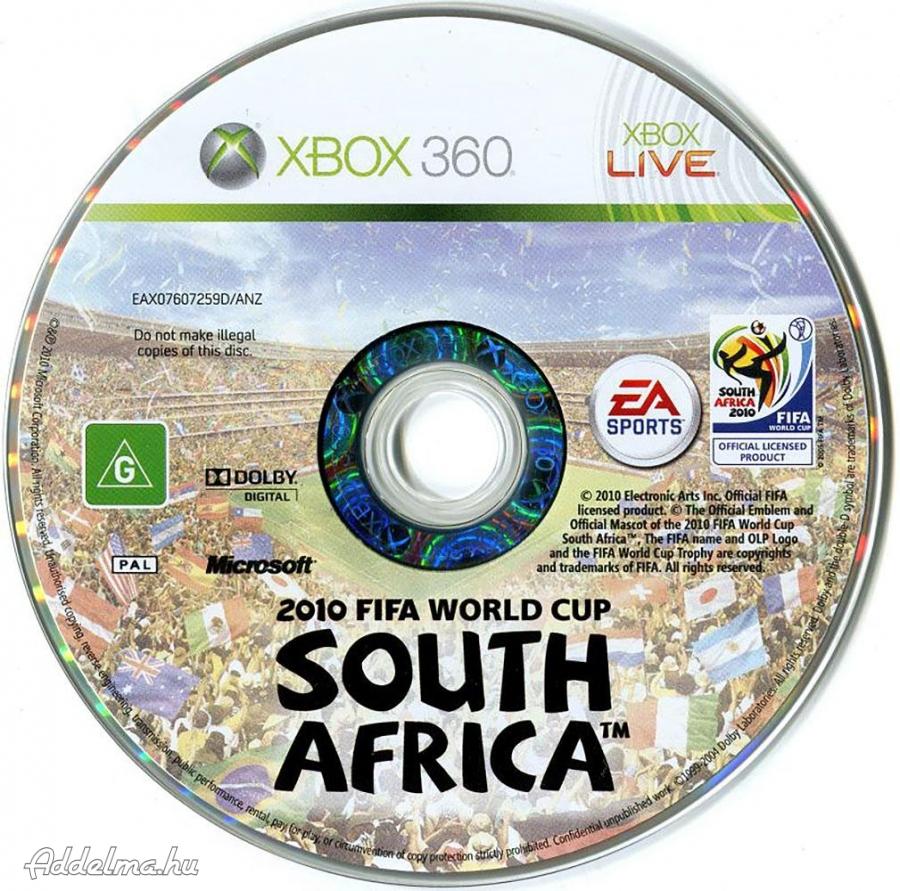 2010 Fifa World Cup South Africa Xbox360 lemezes játék